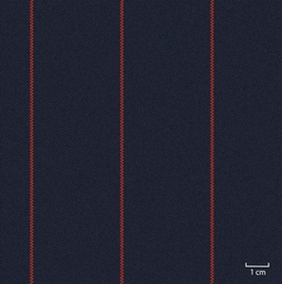 [451334] DARK BLUE, RED STRIPES