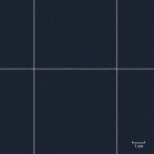 [451340] DARK BLUE, BIG CHECKS