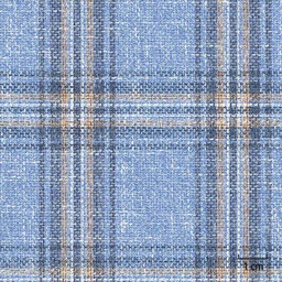 [451419] BLUE, BIG BLUE_YELLOW CHECKS