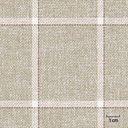 [451422] BEIGE, BIG OFF_WHITE CHECKS