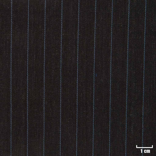[823555] DARK BROWN, BLUE STRIPES