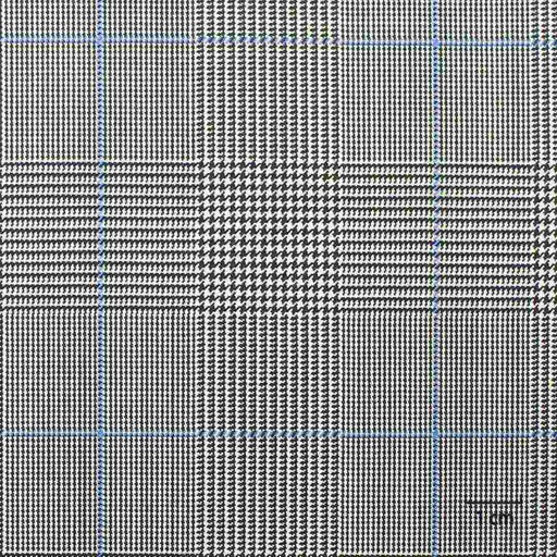 [227301] MIXED BLACK/WHITE, BLUE CHECKS