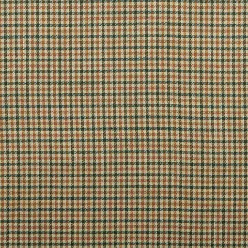 [353149] BEIGE, ORANGE & GREEN CHECKS