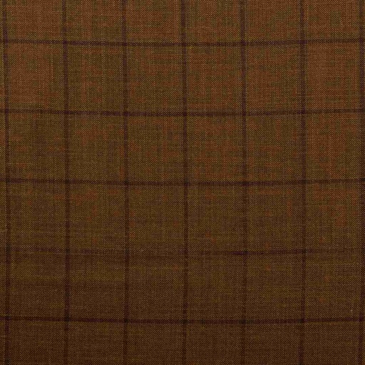 [353151] ORANGE, BROWN CHECKS (ST# 32050)
