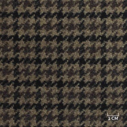 [353312] DARK BROWN &amp; BLACK, HOUNDSTOOTH