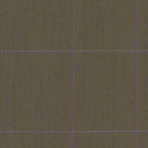 [319641] OLIVE YELLOW, PURPLE CHECKS (DR# 50441)