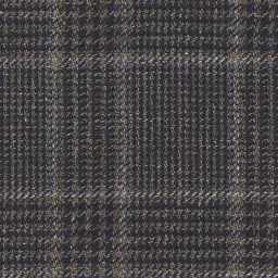 [319704] BROWN, MIXED BLUE CHECKS (DR# 50476)