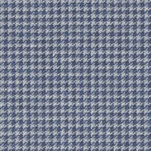 [319713] BEIGE, BLUE HOUNDSTOOTH (DR# 50485)