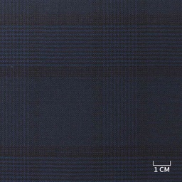 [610109] DARK BLUE,BROWN CHECKS (102/09)