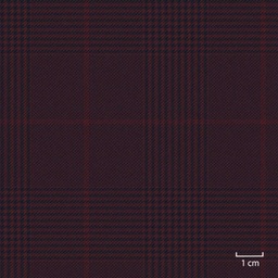 [451647] BURGUNDY,BLUE CHECKS