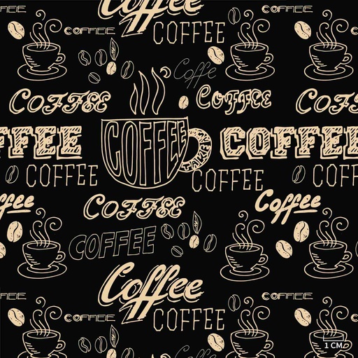 [823919] COFFEE THEME, BLACK AND YELLOW