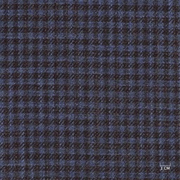 [610210] BLUE, BROWN HOUNDSTOOTH (100/10)