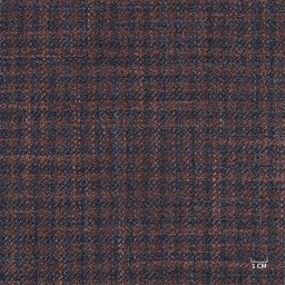 [610211] BROWN, BLUE HOUNDSTOOTH (100/11)