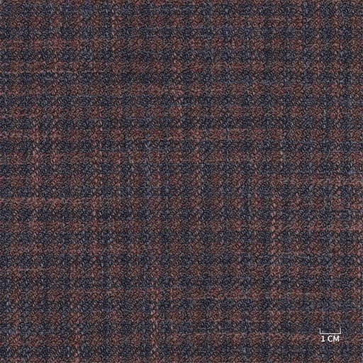 [610211] BROWN, BLUE HOUNDSTOOTH (100/11)
