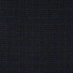 [353703] DARK BLUE, BROWN CHECKS