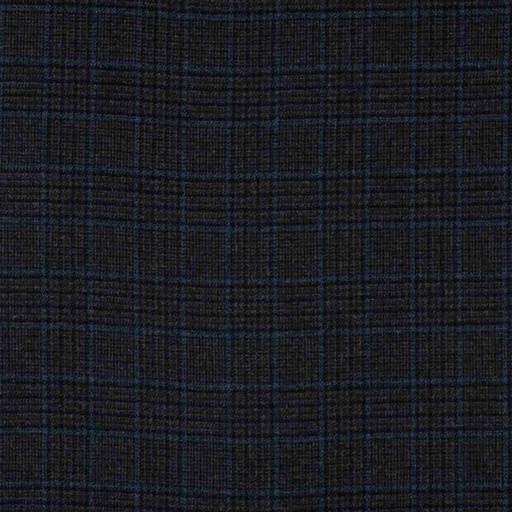 [353703] DARK BLUE, BROWN CHECKS