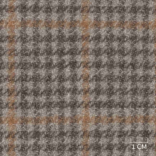 [320458] BROWN,ORANGE CHECKS (DR# 90458)