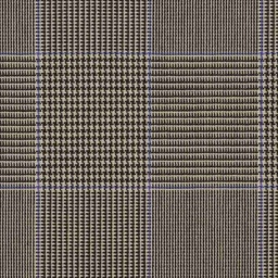 [320658] BROWN,BLUE CHECKS, 4PLY (DR# 18158)