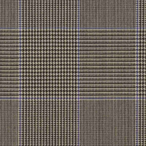 [320658] BROWN,BLUE CHECKS, 4PLY (DR# 18158)