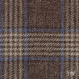 [320848] BROWN, BLUE CHECKS