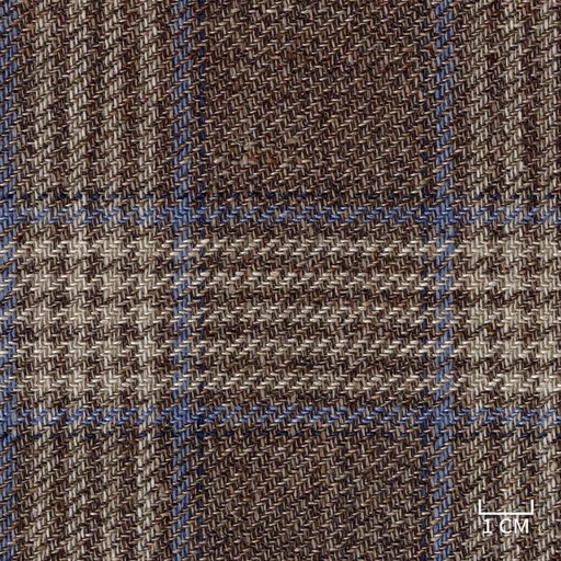 [320848] BROWN, BLUE CHECKS