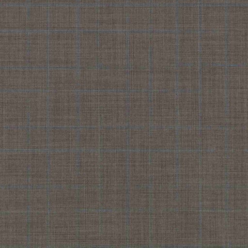 [660117] LIGHT BROWN,BLUE CHECKS