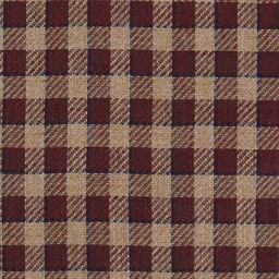 [660201] BROWN, KHAKI CHECKS