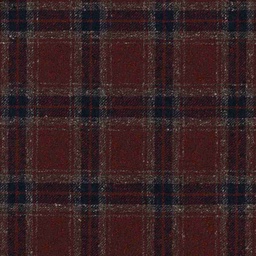 [660202] BROWN, BLUE CHECKS