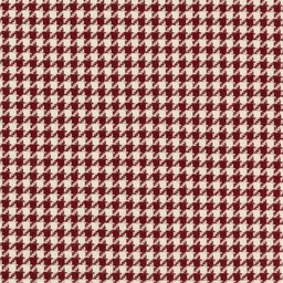 [660205] RED, WHITE HOUNDSTOOTH