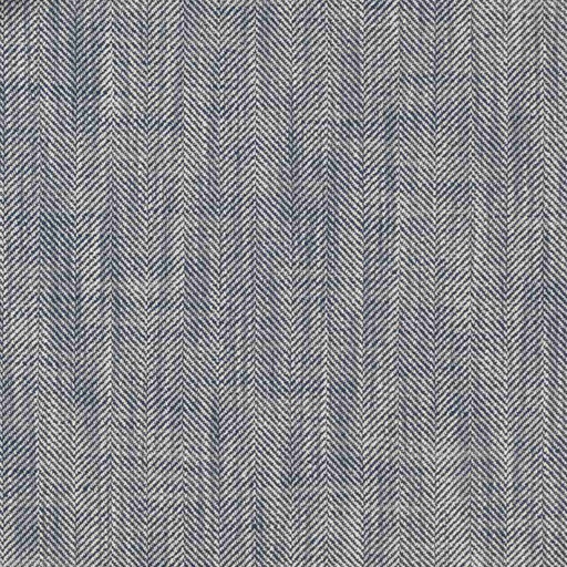 [660228] DARK BLUE, WHITE HERRINGBONE