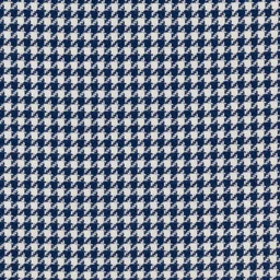 [660230] BLUE, WHITE HOUNDSTOOTH