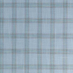 [660324] LIGHT BLUE,BROWN CHECKS