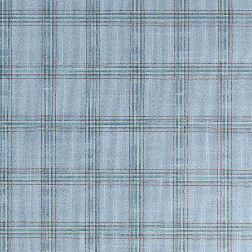 [660324] LIGHT BLUE,BROWN CHECKS