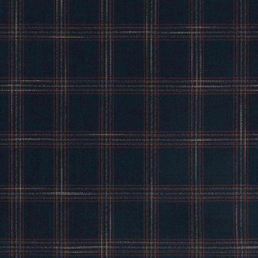 [660325] DARK BLUE,BURGUNDY CHECKS