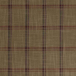 [660328] BROWN,BURGUNDY CHECKS